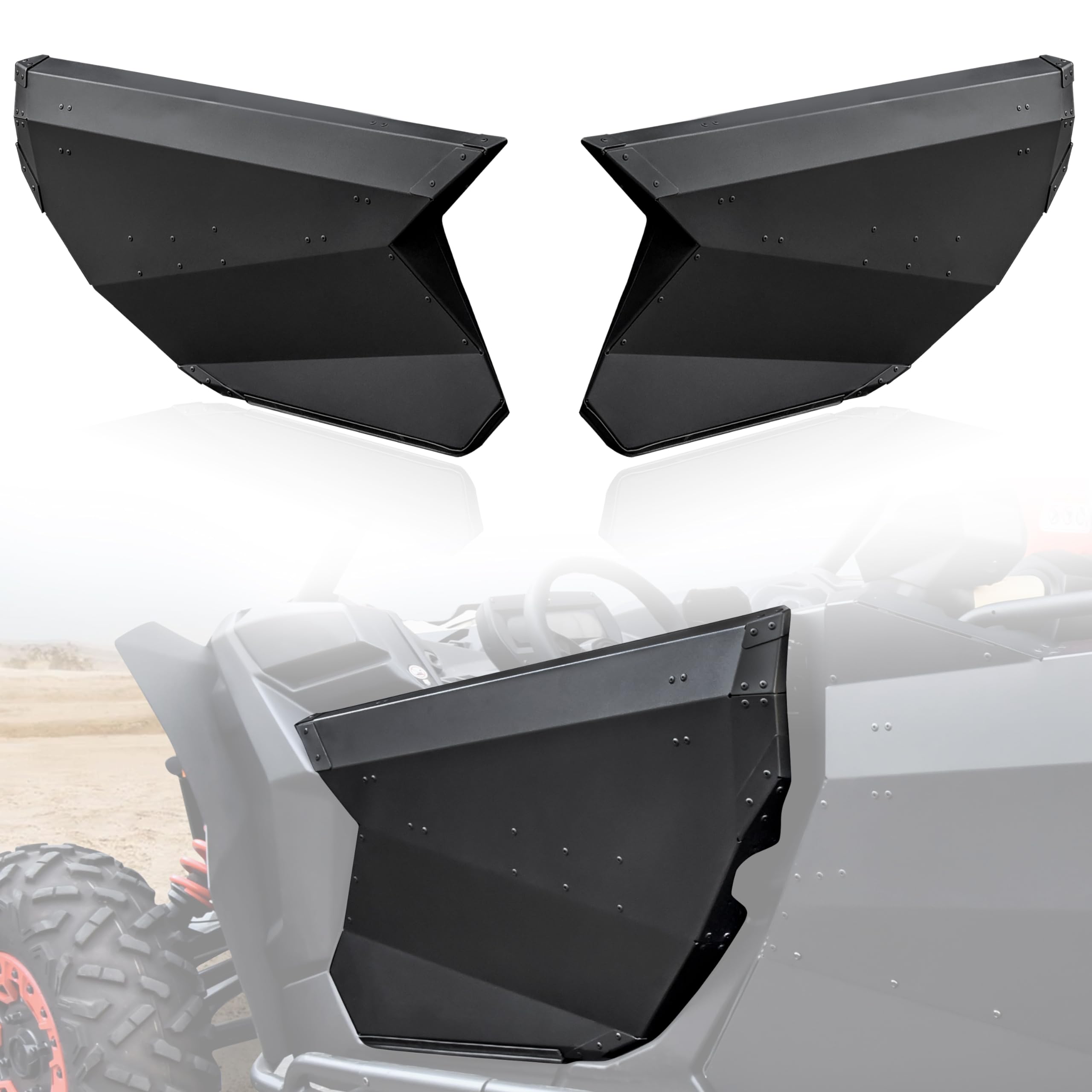 Amazon.com: POKIAUTO Front Aluminum Full Doors for Can Am X3 & MAX